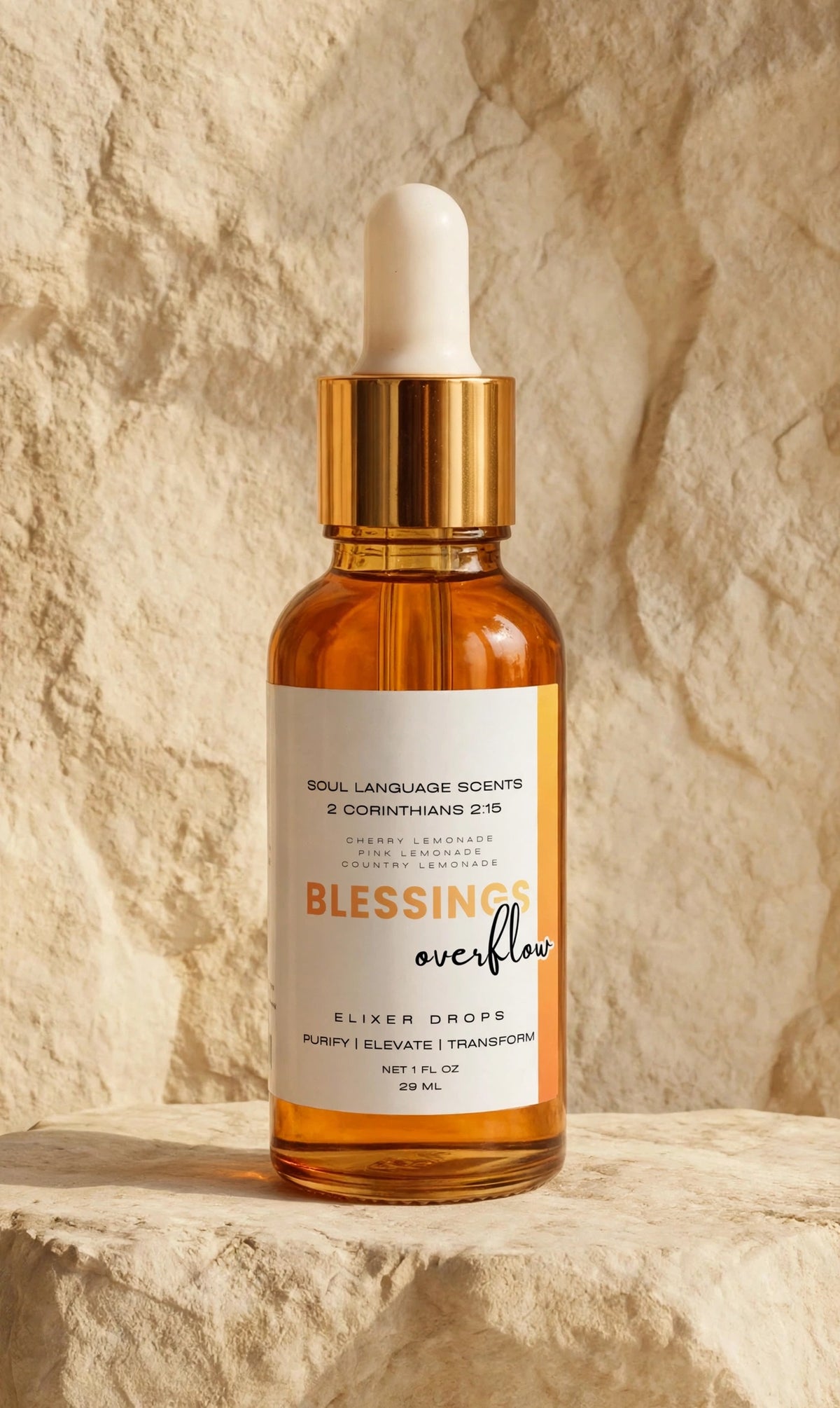 Blessings Overflow Elixir Drops - Lemonade by Soul Language Scents