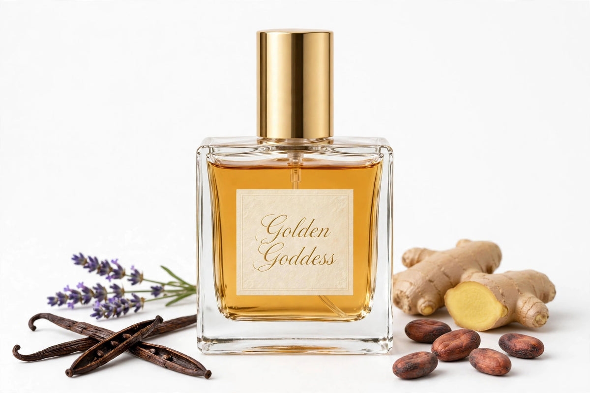 Golden Goddess Perfume Oil - Radiant Vanilla Fragrance by Soul Language Scents